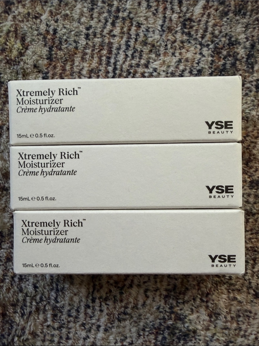 YSE beauty- Xtremely Rich Moisturizer - 3 pack (15 mL each)